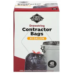First Street Drawstring Contractor Bag