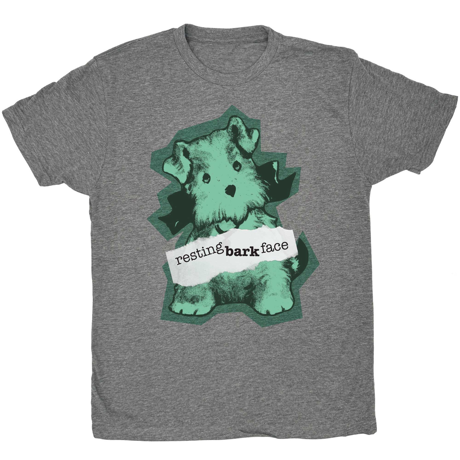 slide 1 of 1, Zanden Resting Bark Face Adult Unisex T-Shirt, X-Large, 1 ct