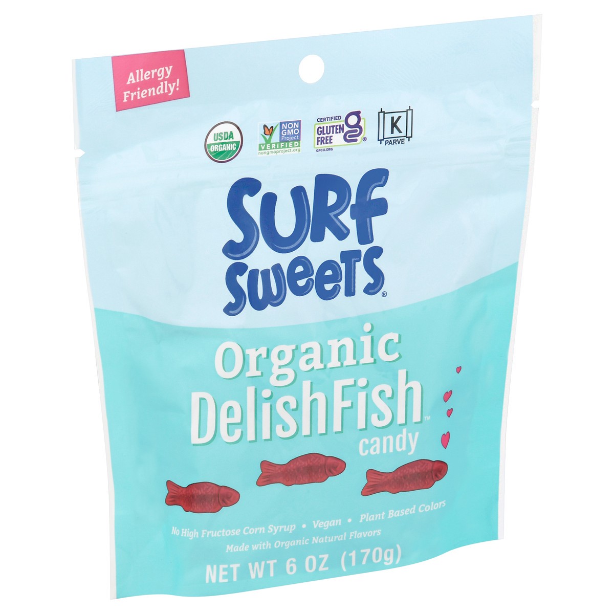 slide 9 of 12, Surf Sweets Organic Delish Fish Candy 6 oz,