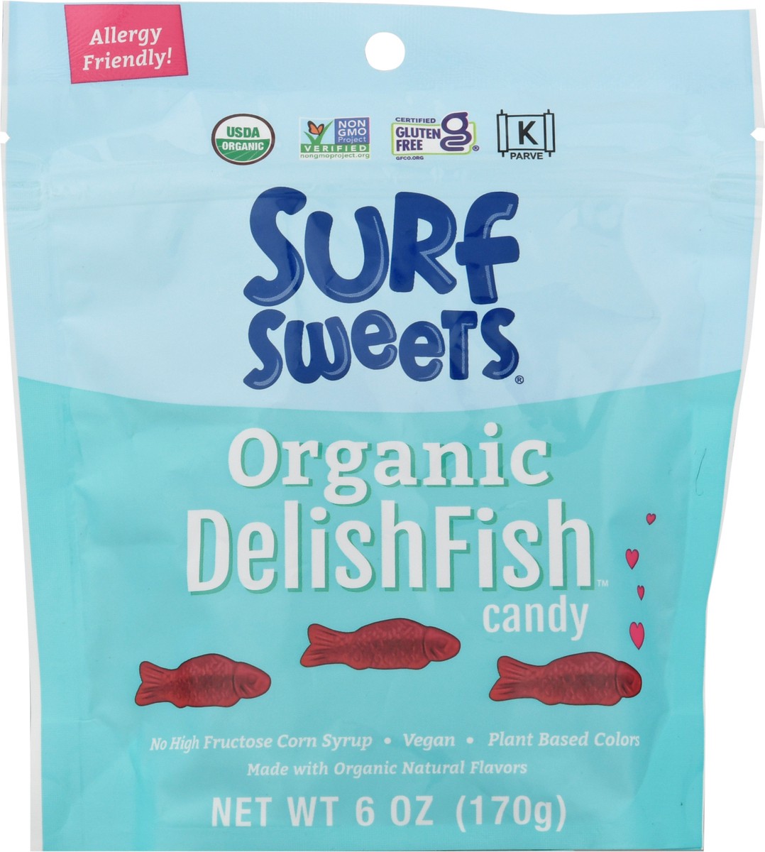 slide 4 of 12, Surf Sweets Organic Delish Fish Candy 6 oz,