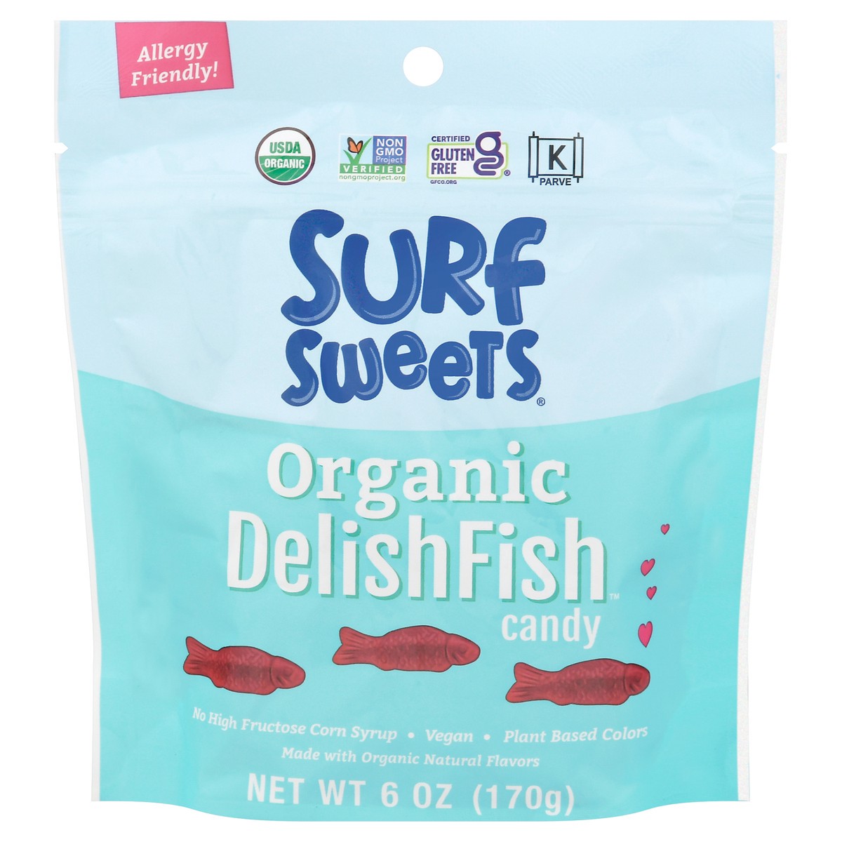 slide 1 of 12, Surf Sweets Organic Delish Fish Candy 6 oz,