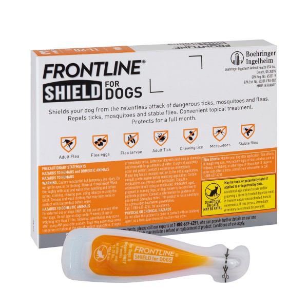 slide 25 of 29, Frontline Frn-Shield Sm 11-20Lb 3Ct, SM