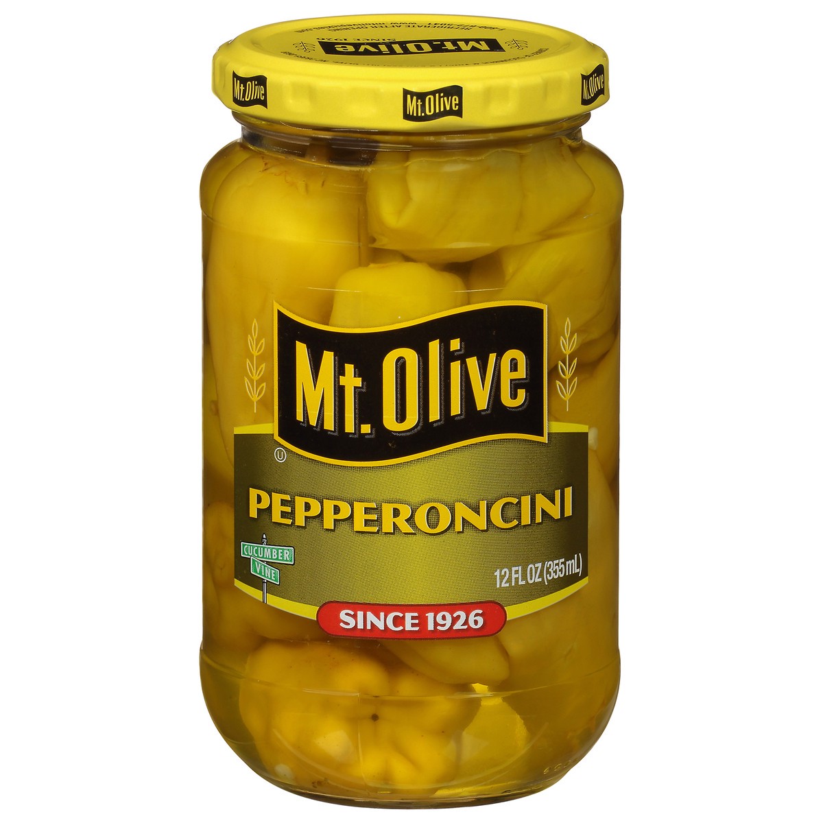 slide 5 of 9, Mt. Olive Pepperoncini, 12 oz