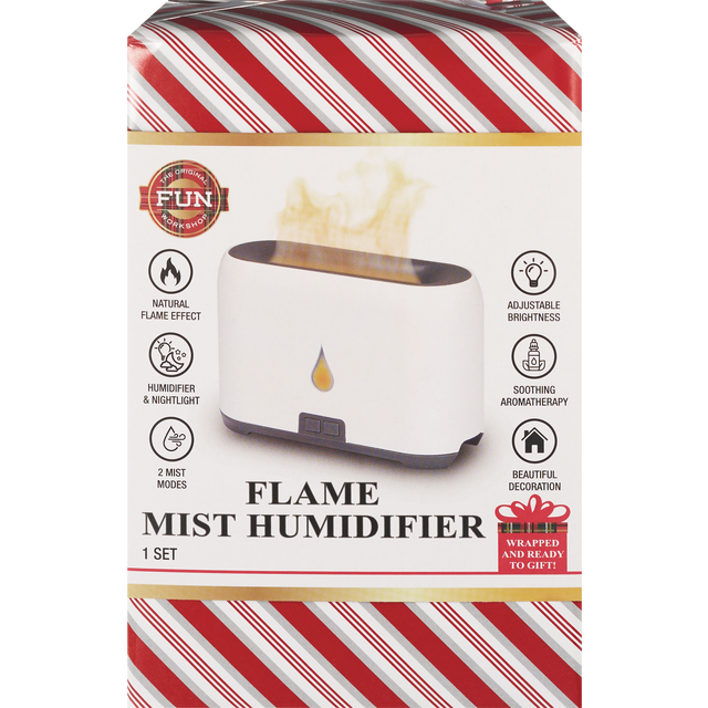 slide 1 of 1, SAMSONICO Flame Mist Humidifier, 1 ct