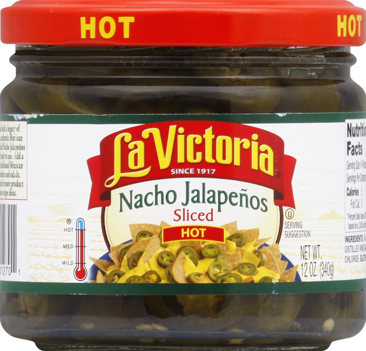 slide 2 of 2, La Victoria Nacho Jalapenos 12 oz, 12 oz