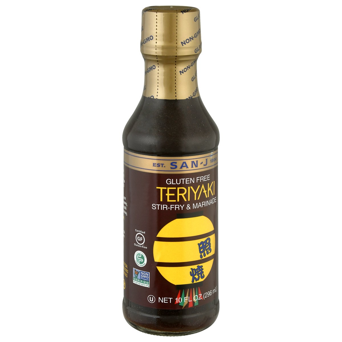 slide 6 of 9, San-J Gluten Free Teriyaki Stir-Fry & Marinade 10 oz, 10 oz