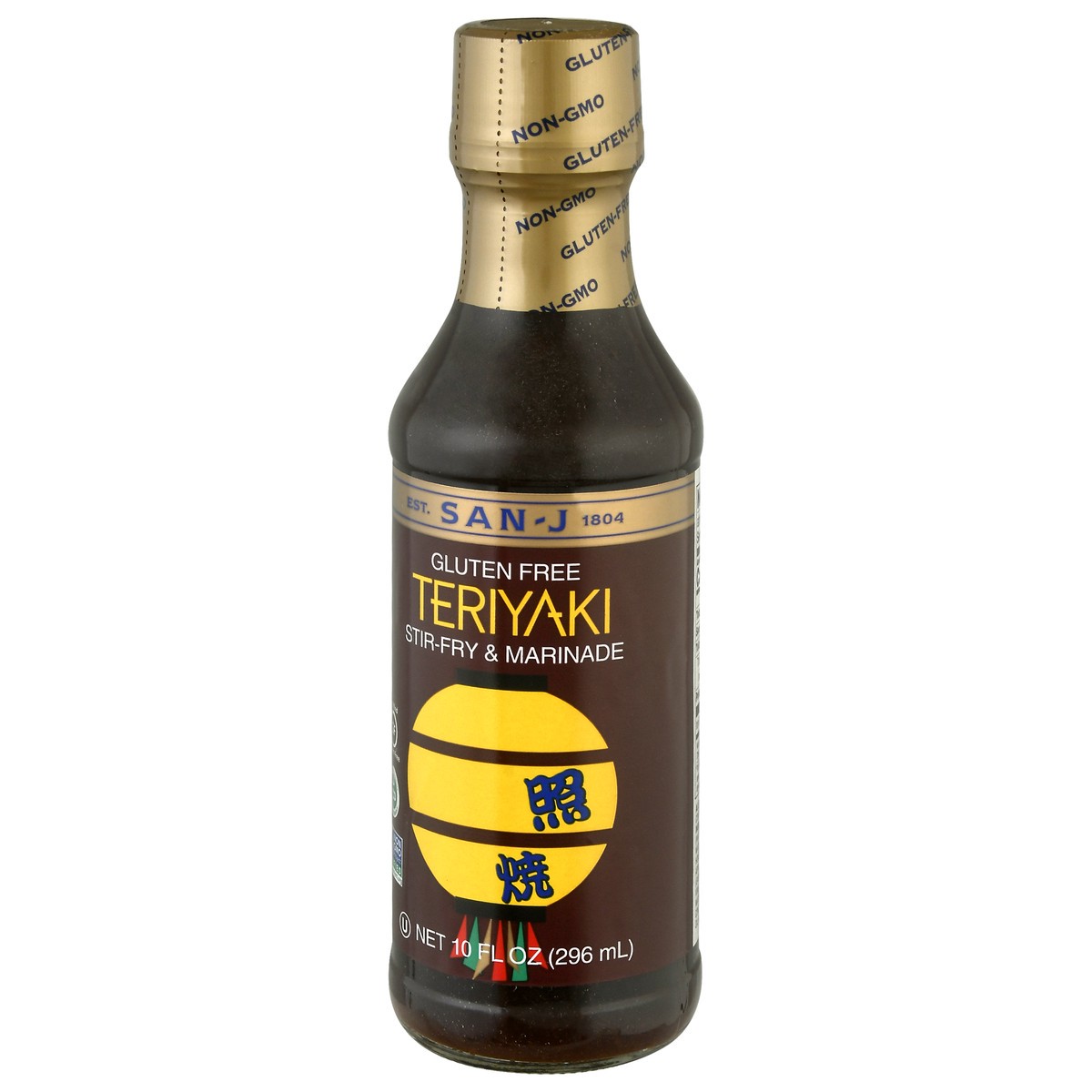 slide 9 of 9, San-J Gluten Free Teriyaki Stir-Fry & Marinade 10 oz, 10 oz