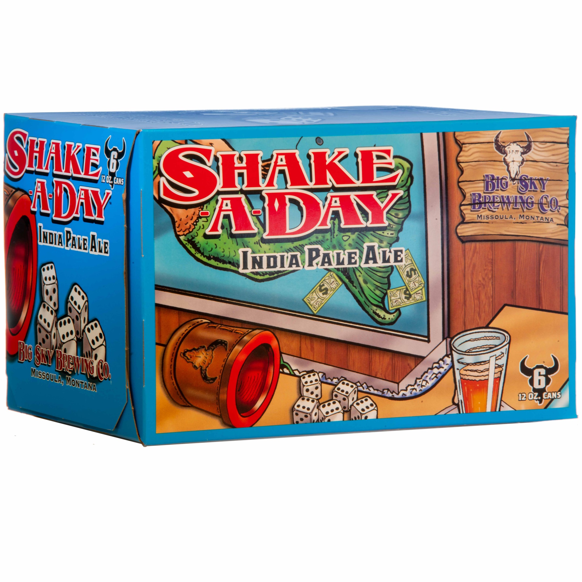 slide 1 of 1, Big Sky Brewing Shake-A-Day IPA, 6 ct