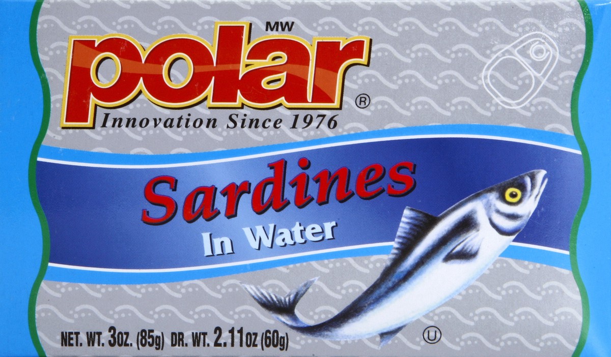 slide 2 of 4, Polar Sardine Water, 3 oz