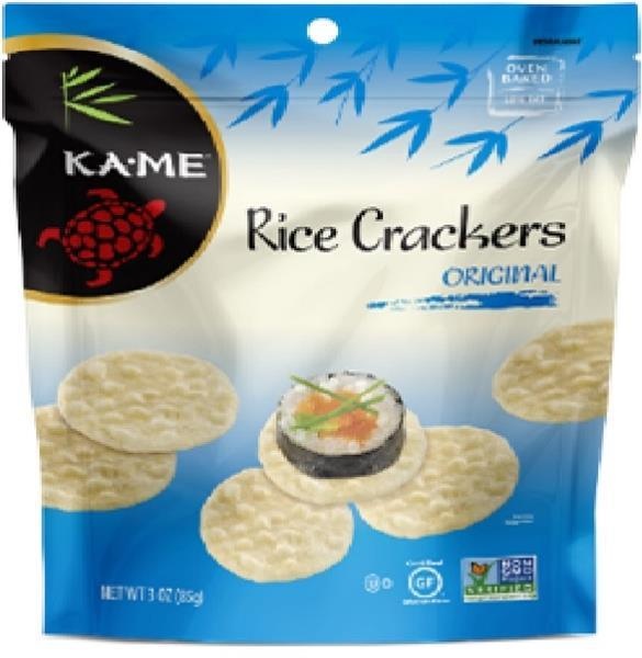 slide 1 of 1, Ka Me Rice Crackers Original, 3 oz