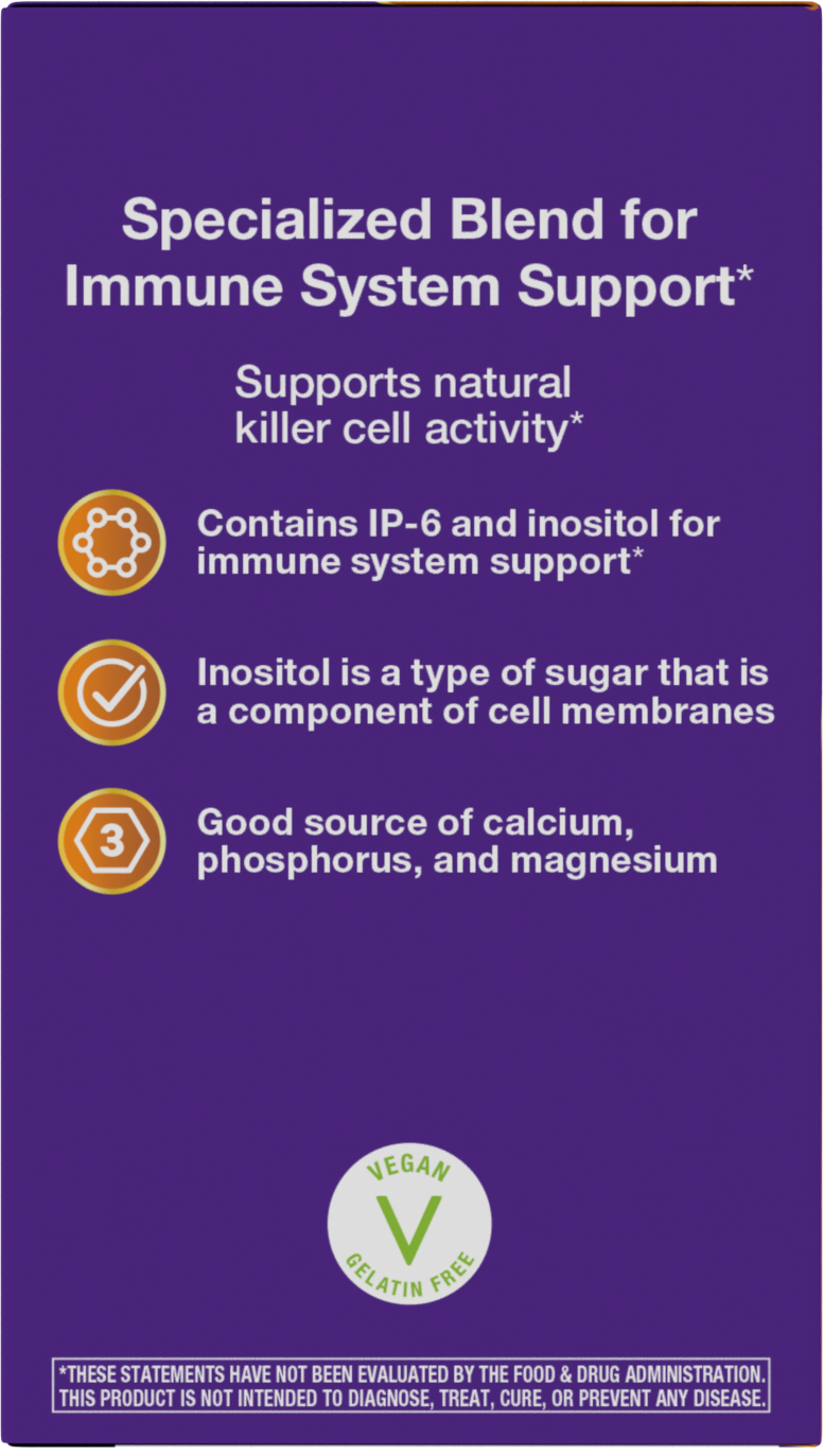 slide 2 of 5, Nature's Way Cell Forté, IP-6 & Inositol, Supports Natural Killer Cell Activity*, Immune Support*, Vegan, 120 Capsules, 1 ct