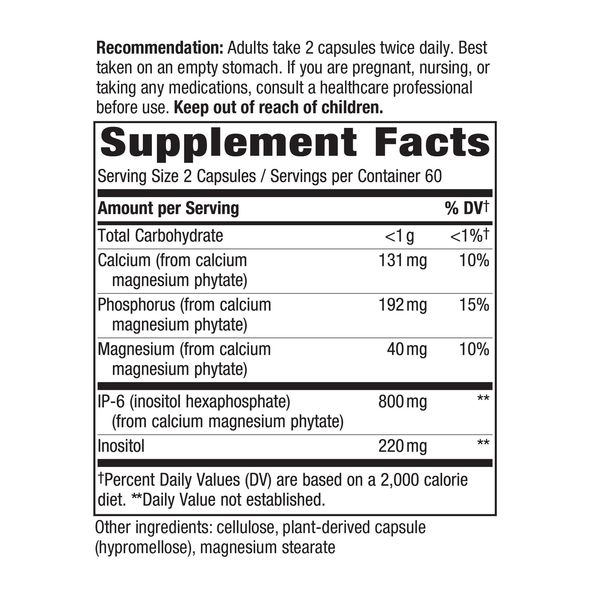 slide 3 of 5, Nature's Way Cell Forté, IP-6 & Inositol, Supports Natural Killer Cell Activity*, Immune Support*, Vegan, 120 Capsules, 1 ct