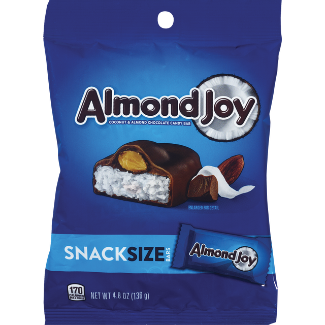 slide 1 of 1, ALMOND JOY Coconut and Almond Chocolate Candy Bag, 4.8 oz, 4.8 oz