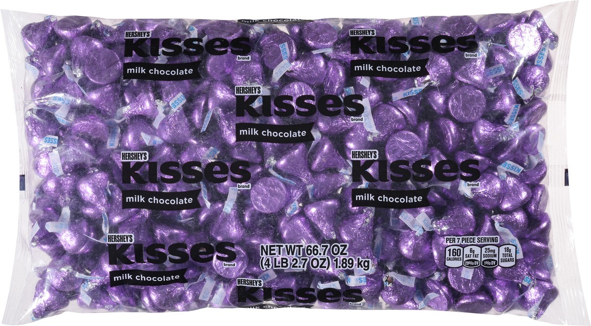 slide 8 of 13, Kisses Milk Chocolate 66.7 oz, 66.70 oz