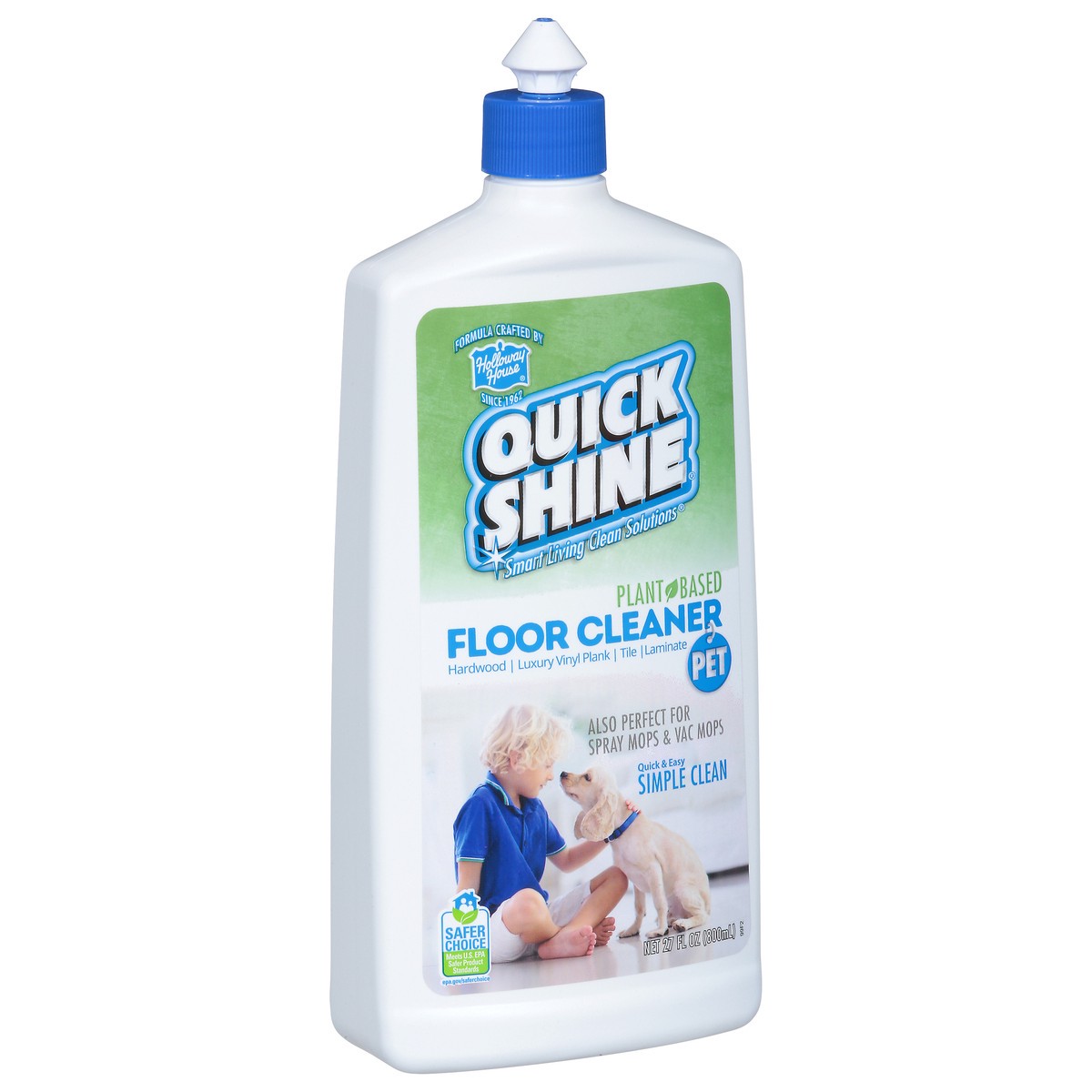 slide 9 of 9, Quick Shine Plant Based Pet Floor Cleaner 27 fl oz, 27 fl oz