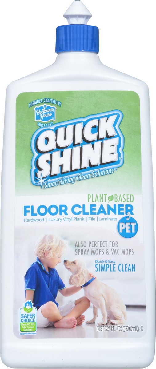 slide 5 of 9, Quick Shine Plant Based Pet Floor Cleaner 27 fl oz, 27 fl oz