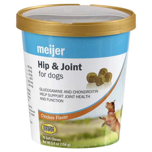 slide 1 of 1, Meijer Dog Glucosamine Level1 Chew, 70 ct