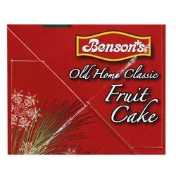 Bensons Old Home Classic Fruit Cake - 12 Oz
