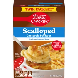 Betty Crocker Cheddar and Bacon Casserole Potatoes, Made with Real Cheese, 4 oz Box