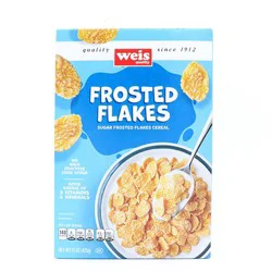 Weis Quality Frosted Flakes Sweetened Corn Cereal Cereal