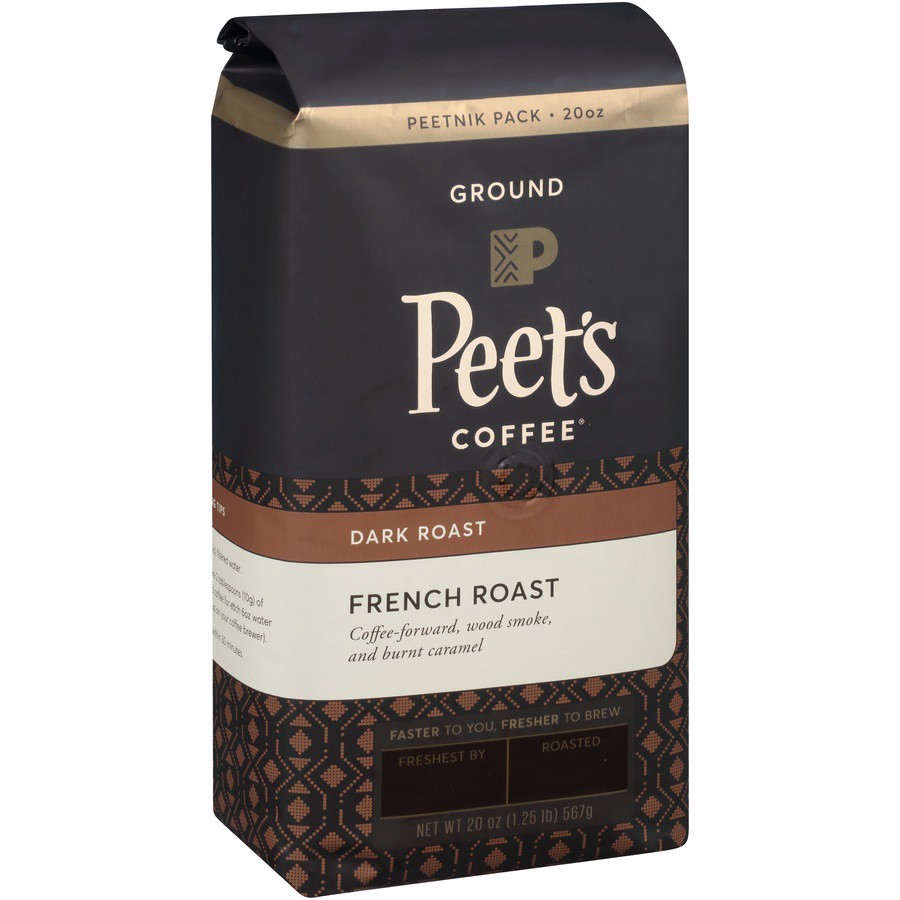 slide 4 of 5, Peet's Coffee Dark French Roast Ground Coffee - 20 oz, 20 oz