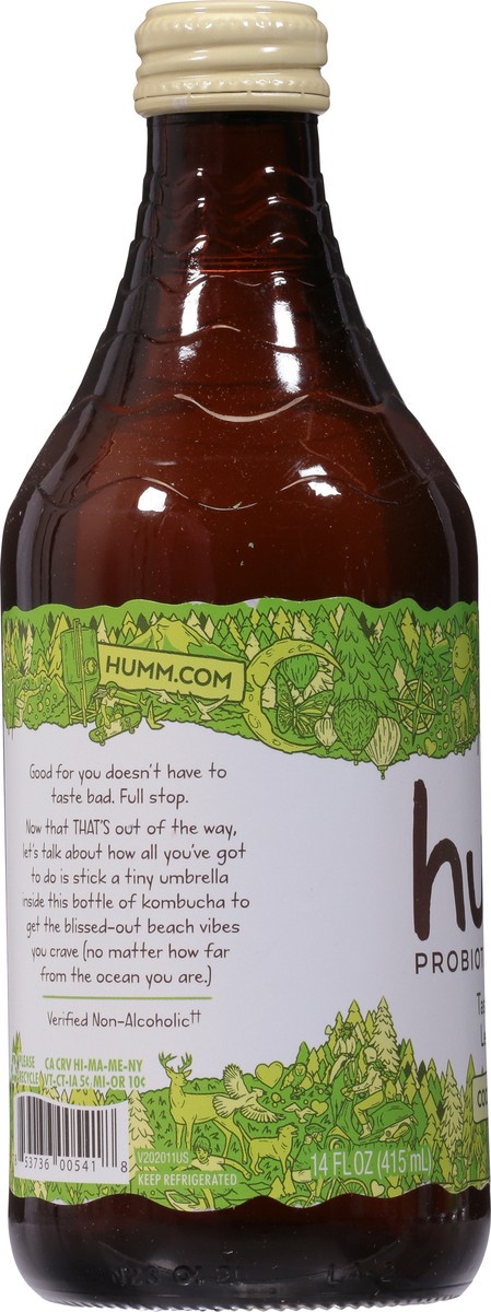 slide 6 of 9, Humm Coconut Lime Kombucha - 14 oz, 14 oz