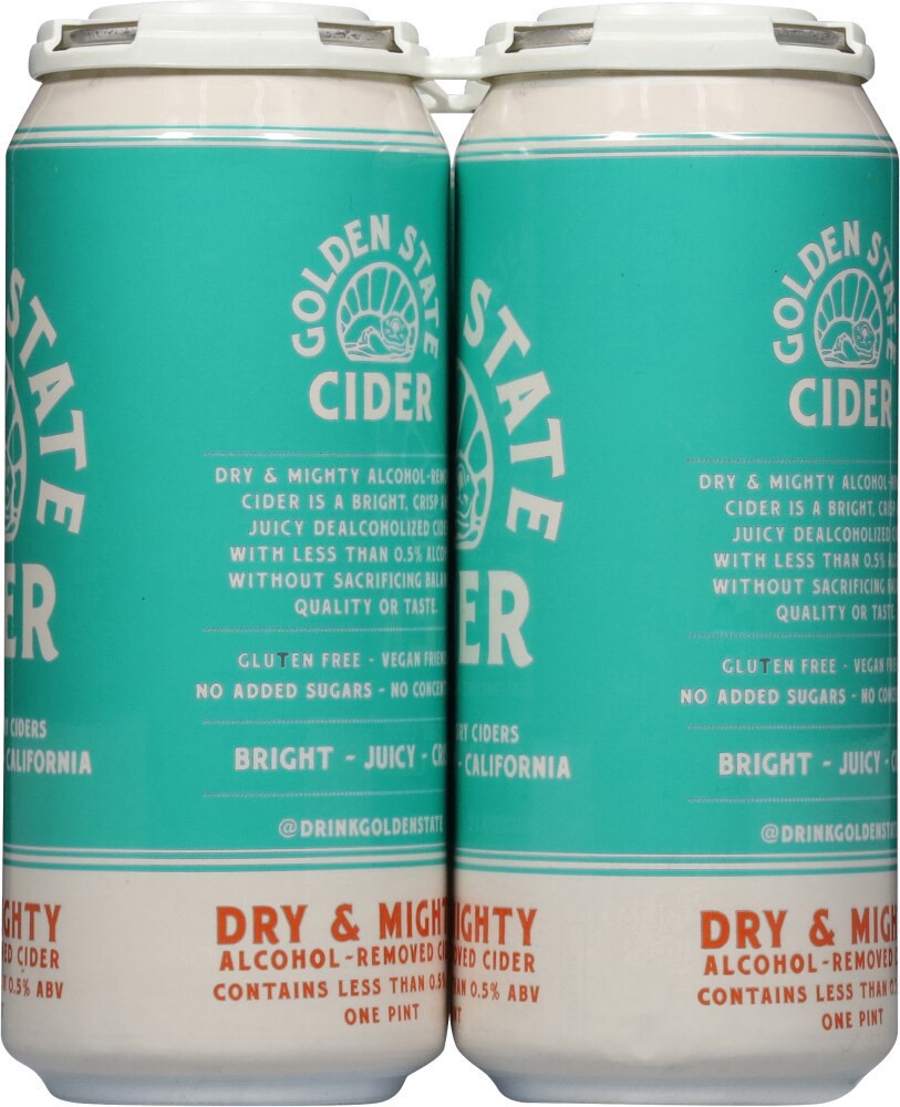slide 5 of 6, Golden State Cidr Dry Mighty 4pk, 4 ct; 16 oz