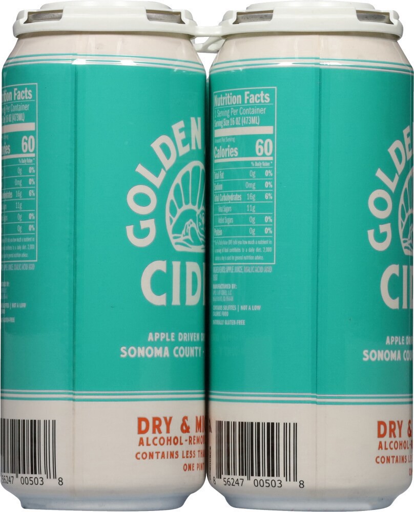 slide 4 of 6, Golden State Cidr Dry Mighty 4pk, 4 ct; 16 oz