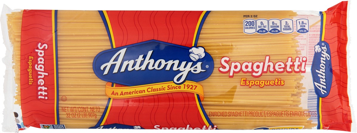 slide 1 of 13, Anthony's Spaghetti 32 oz, 32 oz