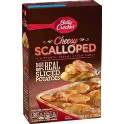 Betty Crocker Cheesy Scalloped Casserole Potatoes, Made With Real Cheese, 4 oz Box