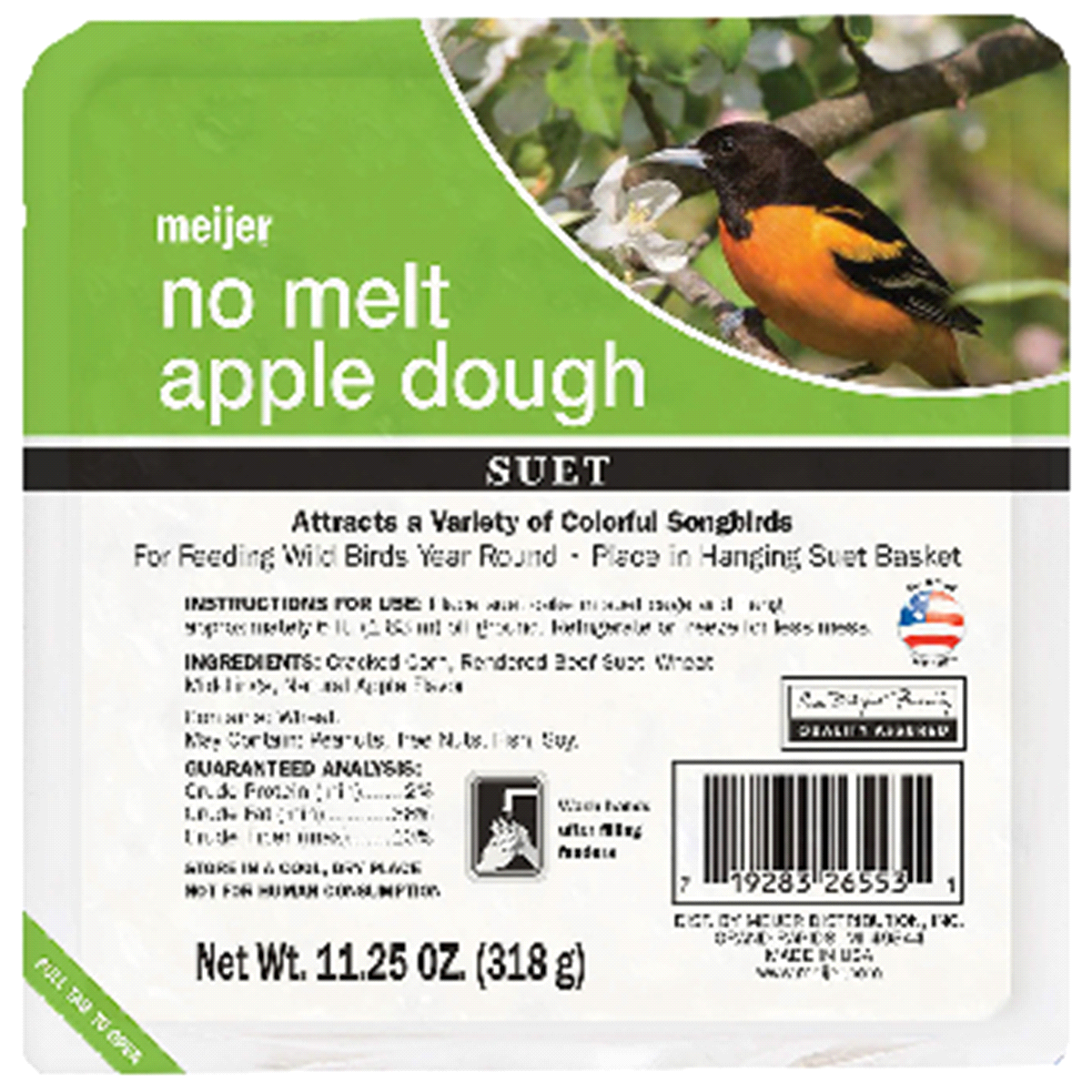 slide 1 of 1, Meijer Suet Apple Dough, 11.25 oz