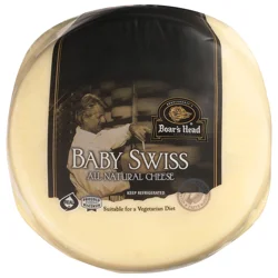 Boar's Head Deli Baby Swiss Cheese (Regular Sliced)