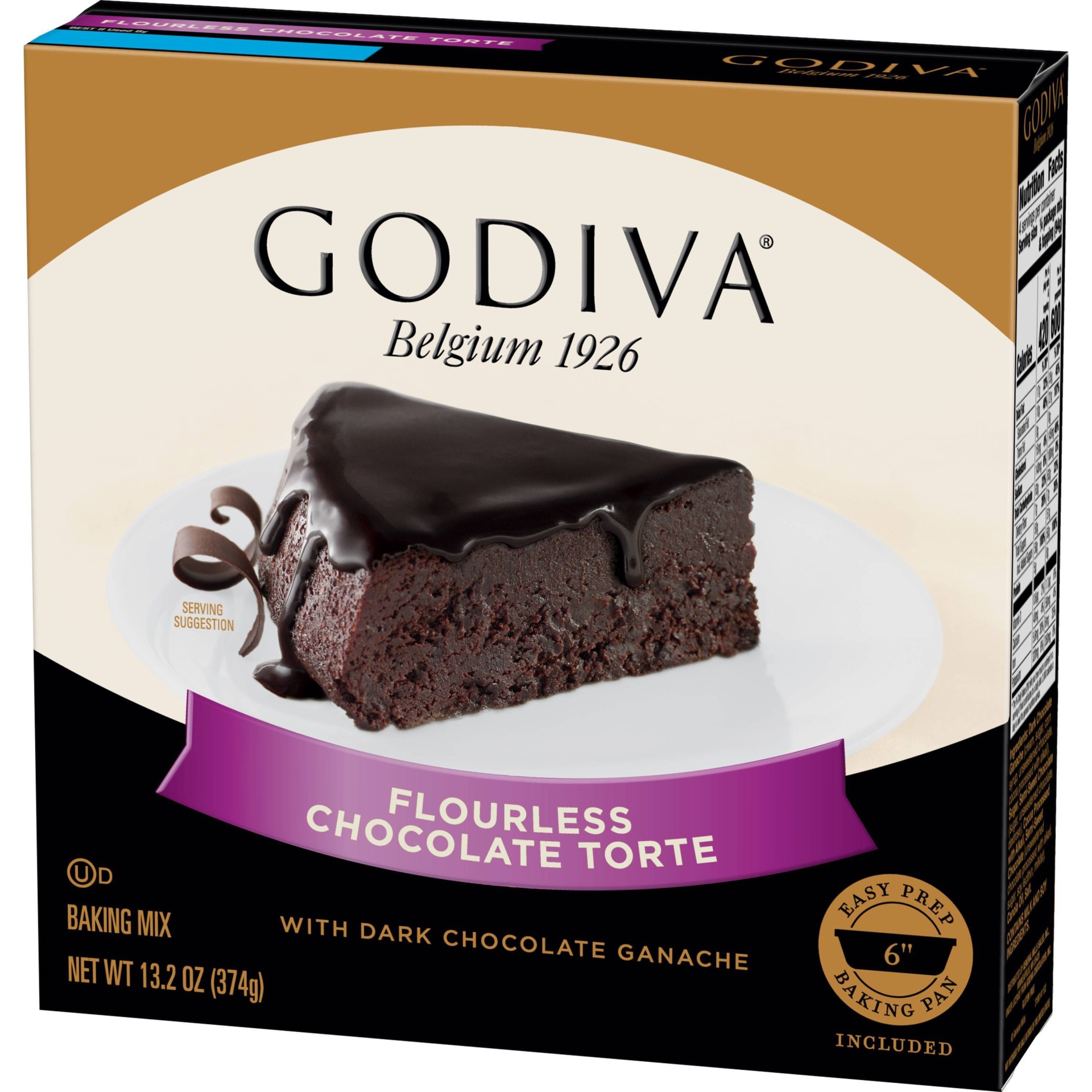 slide 1 of 3, Godiva Gluten Free Flourless Chocolate Torte Baking Mix, 13.2 oz