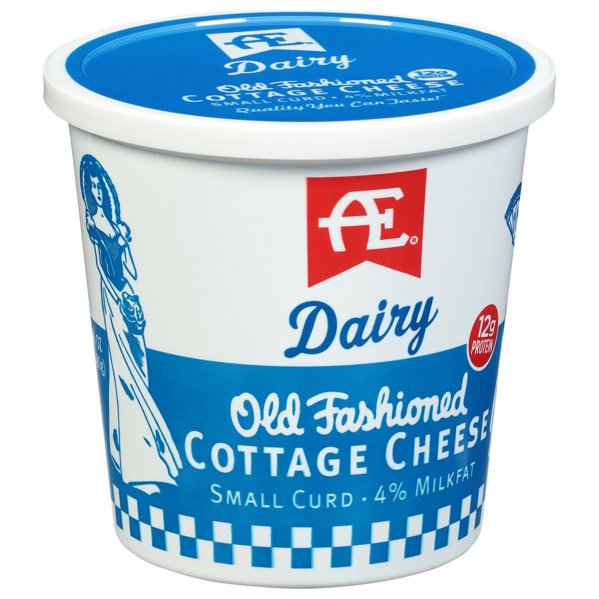 slide 8 of 9, AE Dairy Small Curd 4% Milkfat Old Fashioned Cottage Cheese 24 oz, 24 oz