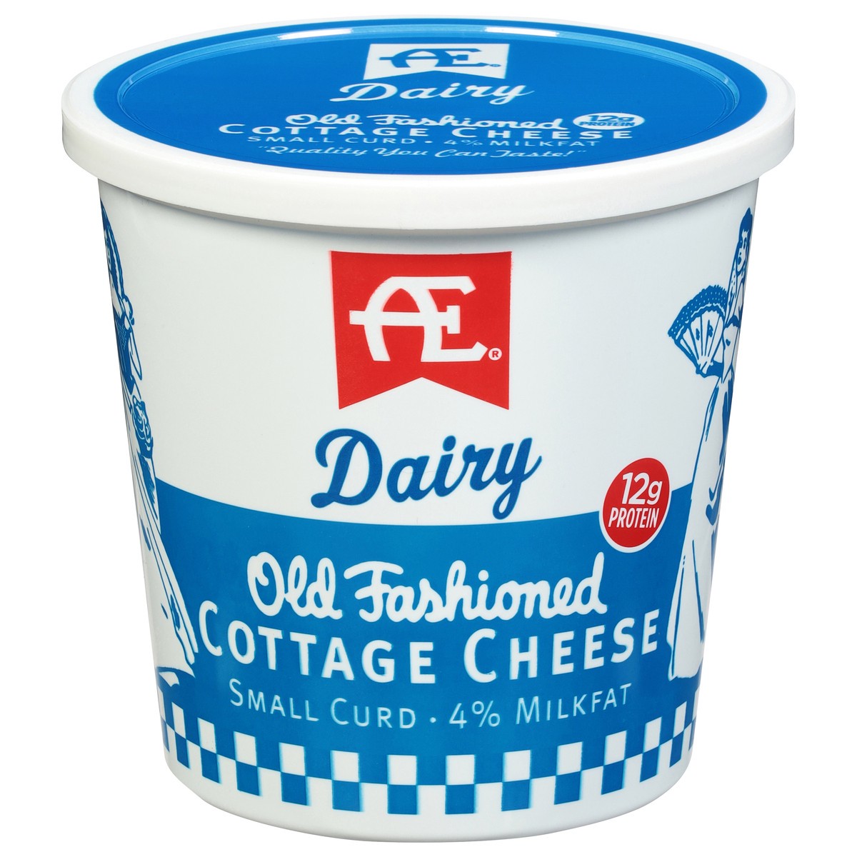 slide 1 of 9, AE Dairy Small Curd 4% Milkfat Old Fashioned Cottage Cheese 24 oz, 24 oz