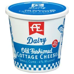 AE Dairy Small Curd 4% Milkfat Old Fashioned Cottage Cheese - 24 oz