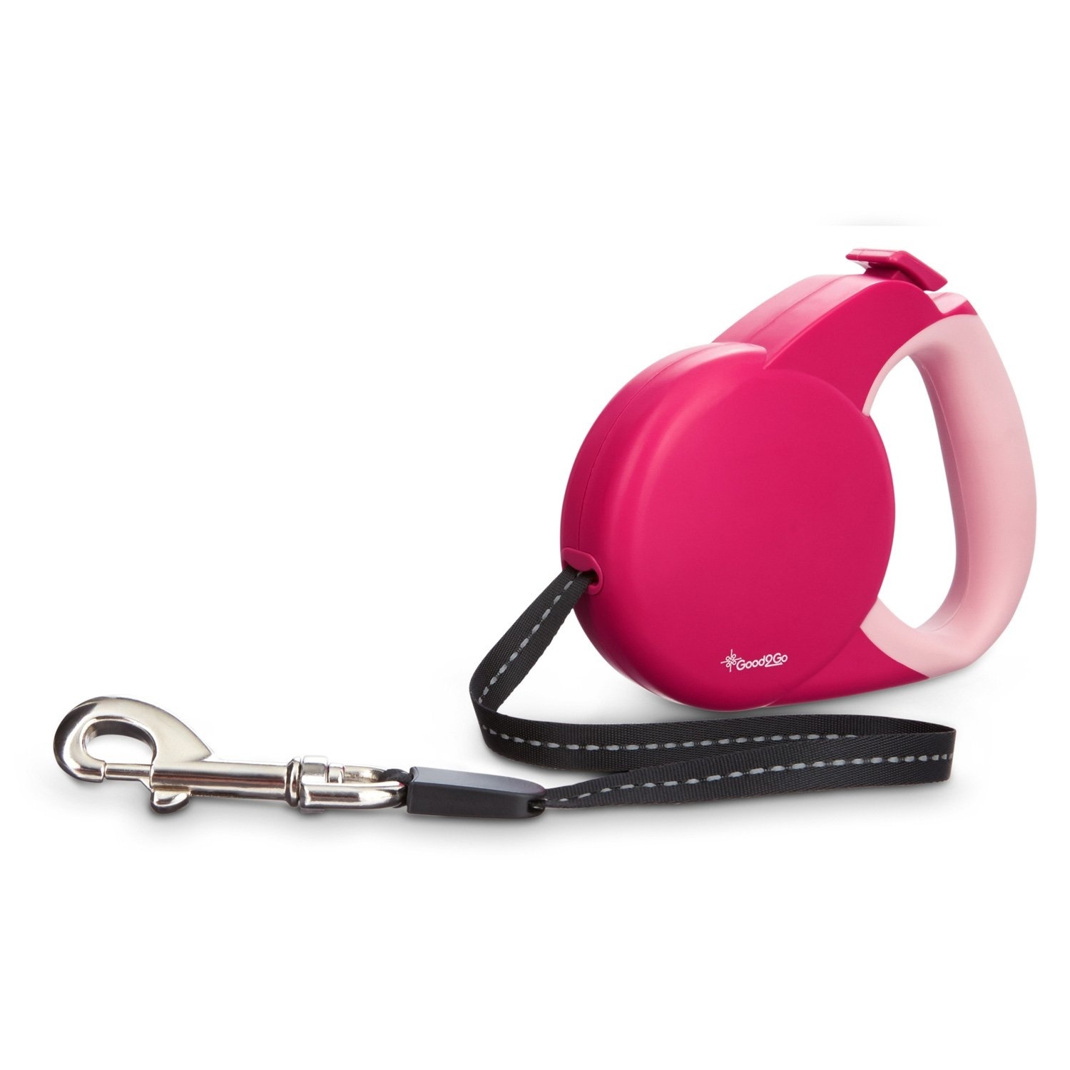 slide 1 of 1, Good2Go Retractable Pink Dog Leash, S