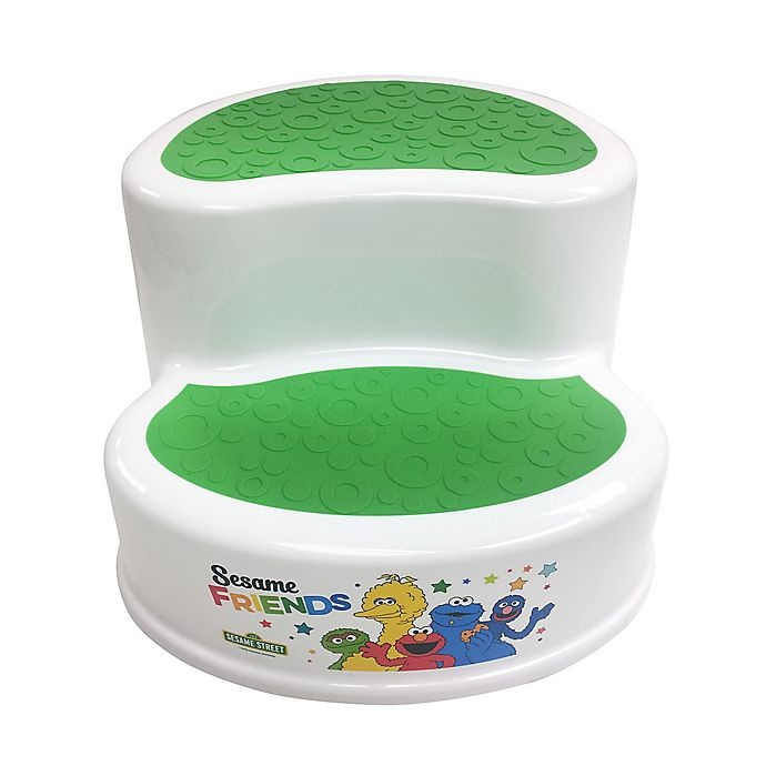 slide 2 of 3, Ginsey Sesame Street 2-Tier Step Stool, 1 ct