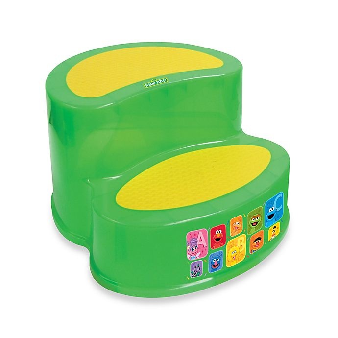 slide 1 of 3, Ginsey Sesame Street 2-Tier Step Stool, 1 ct