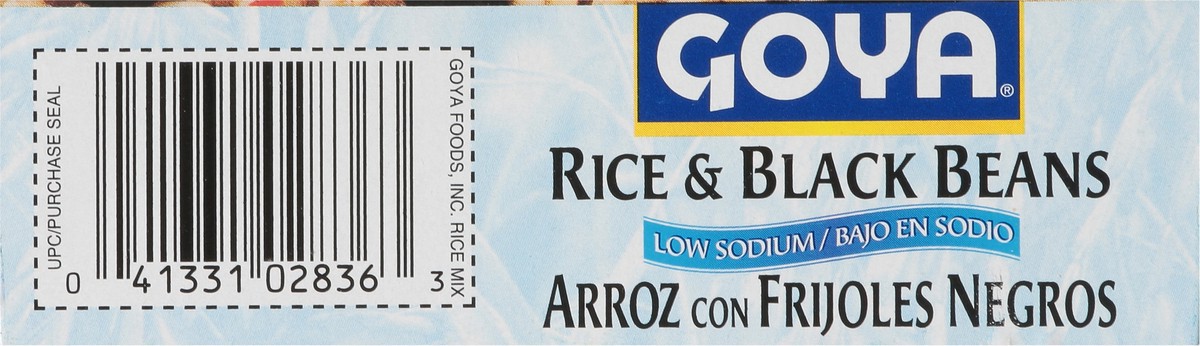 slide 12 of 14, Goya Rice & Black Beans, Low Sodium, 7 oz