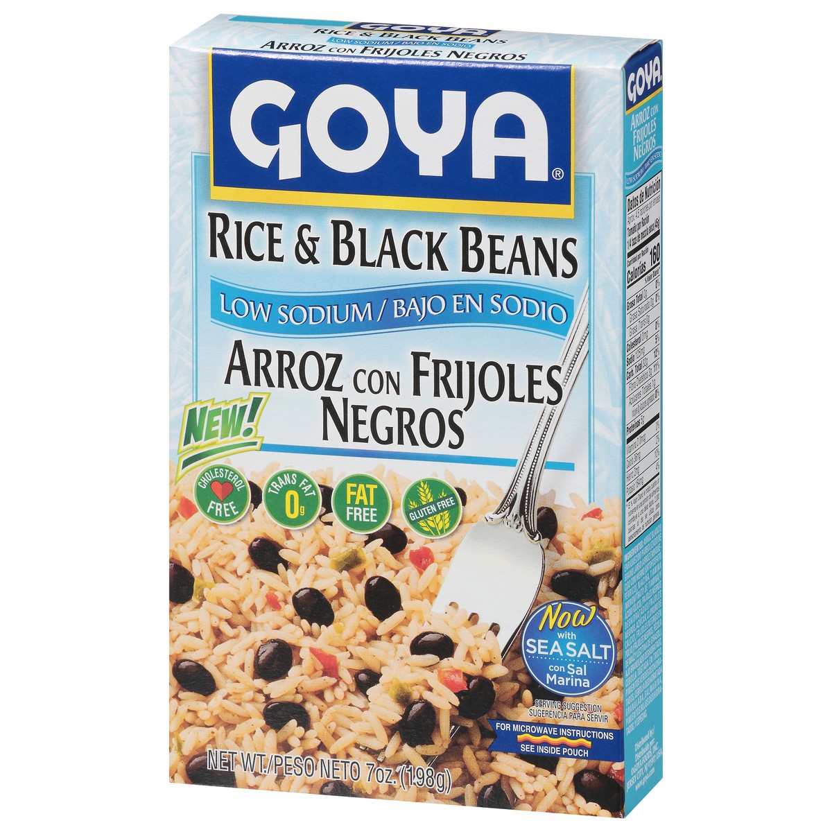 slide 10 of 14, Goya Rice & Black Beans, Low Sodium, 7 oz