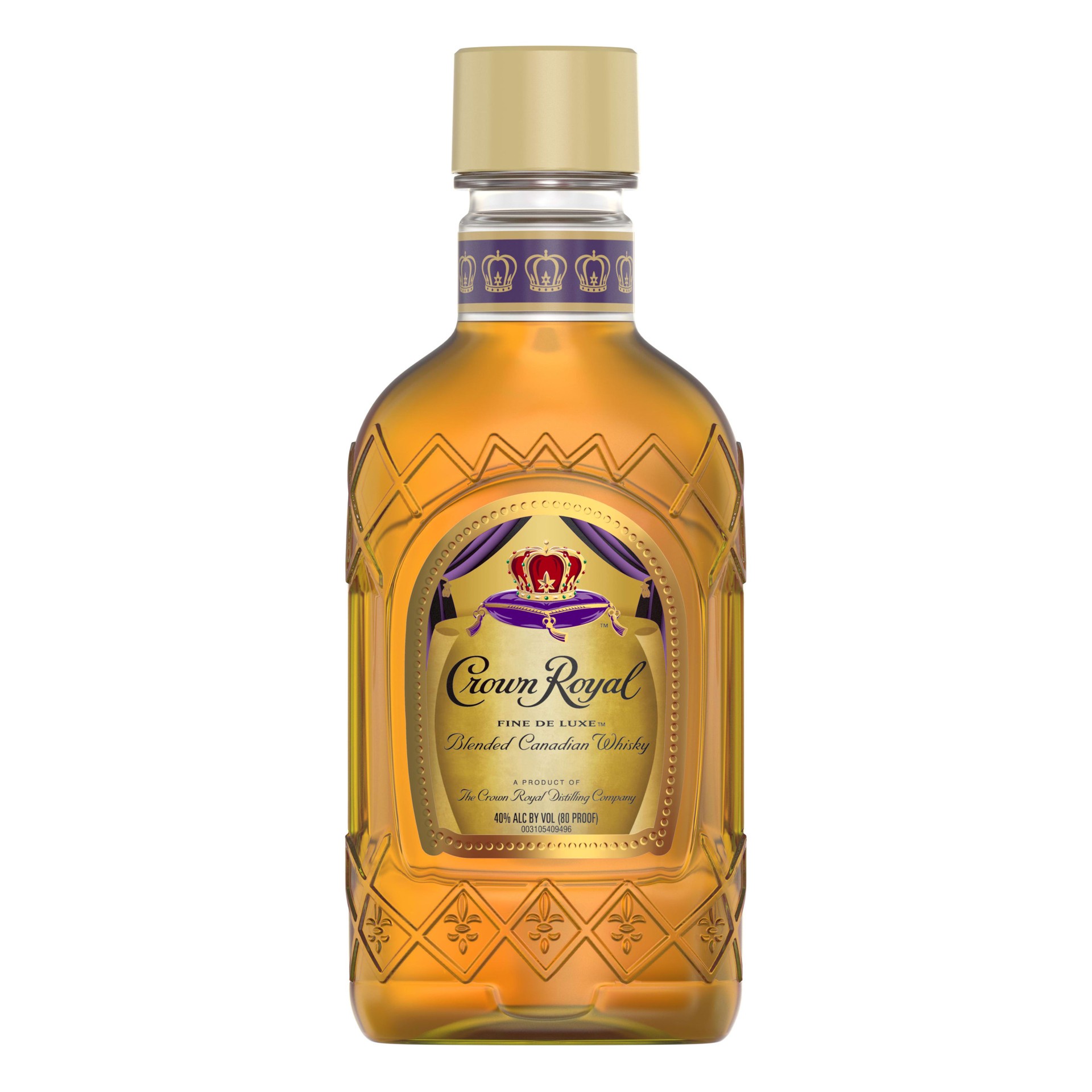 slide 1 of 3, Crown Royal Fine De Luxe Blended Canadian Whisky, 200 mL, 200 ml