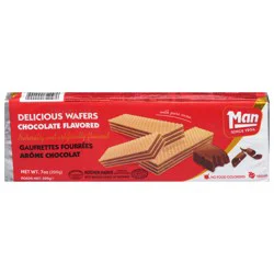 Man Chocolate Flavored Delicious Wafers 7 oz