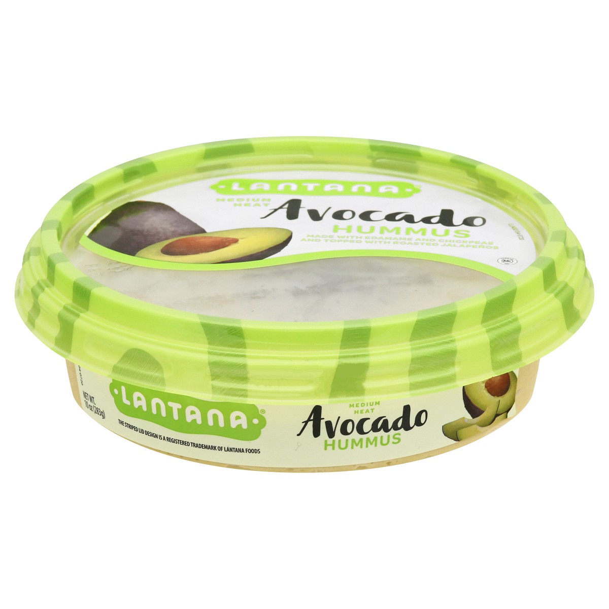 slide 1 of 12, Lantana Medium Heat Avocado Hummus 10 oz, 10 oz