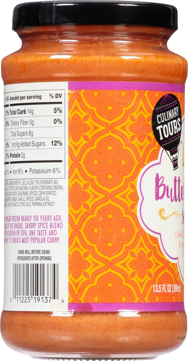 slide 7 of 9, Culinary Tours Butter Chicken Sauce 13.5 fl oz, 13.5 fl oz