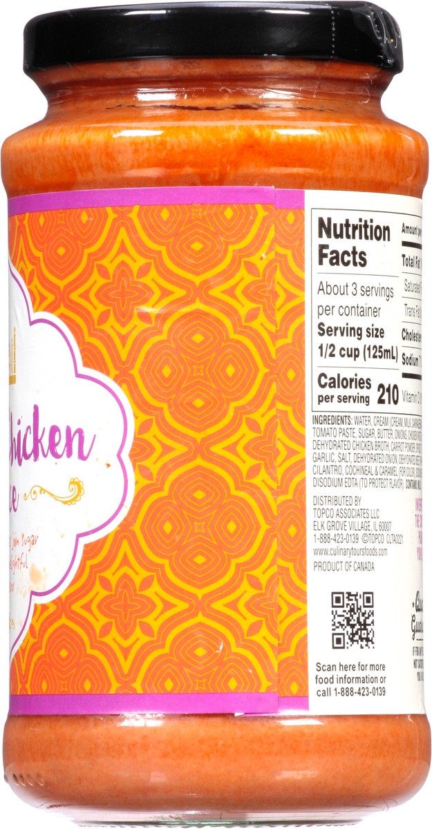 slide 8 of 9, Culinary Tours Butter Chicken Sauce 13.5 fl oz, 13.5 fl oz