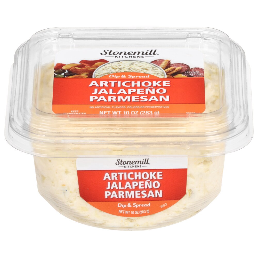 slide 1 of 4, Stonemill Kitchens® Artichoke Jalapeno & Parmesan Dip, 10 oz