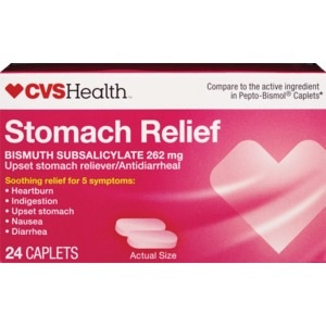 slide 1 of 1, CVS Health Stomach Relief Caplets, 24 ct