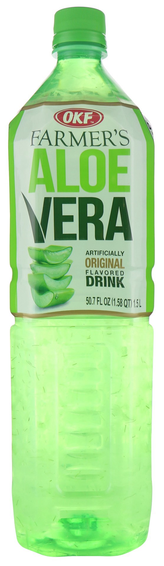 slide 1 of 1, OKF Farmers Aloe Vera Drink- 50.7 oz, 50.7 oz