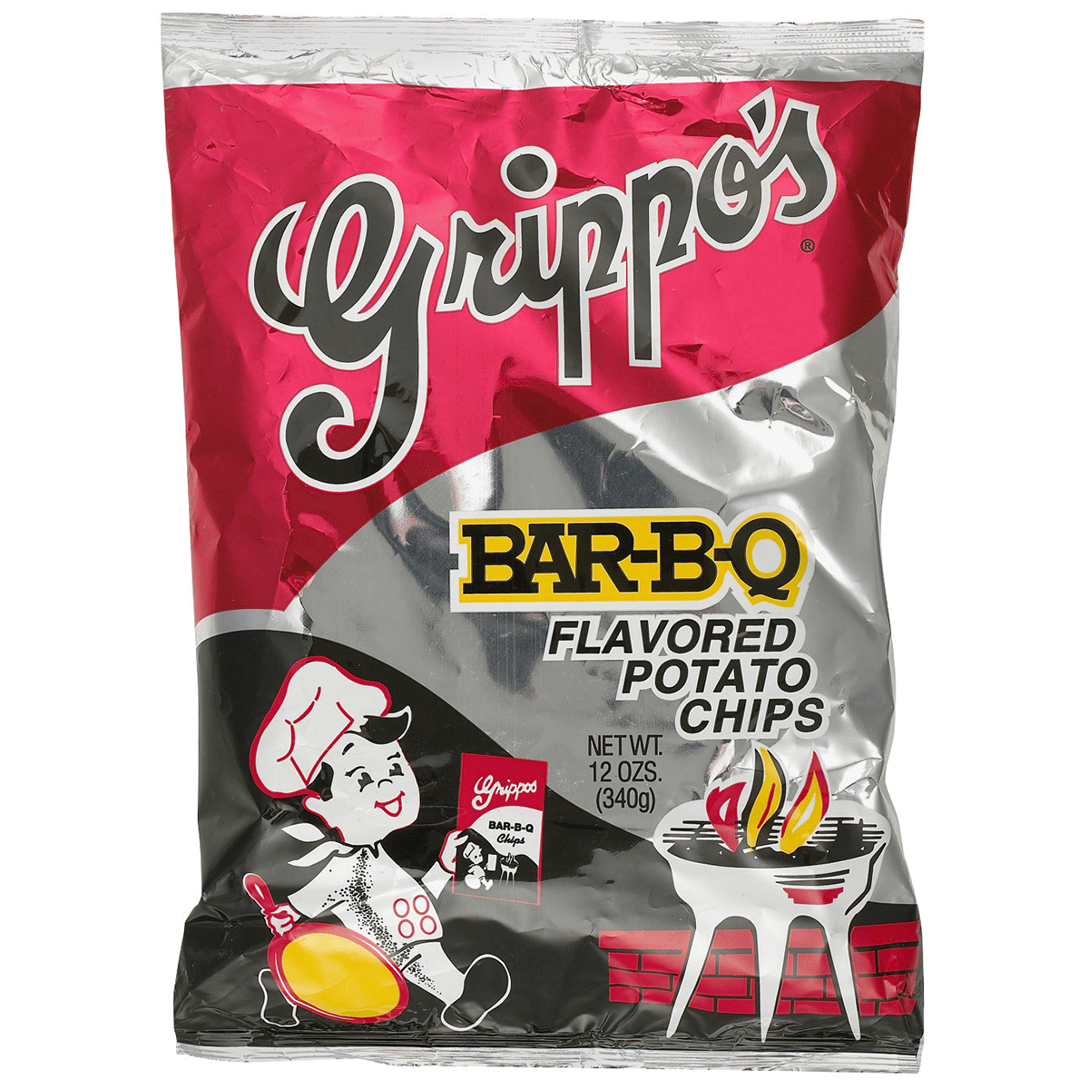 Grippo's Bar-B-Q Flavored Potato Chips 12 Oz | Shipt